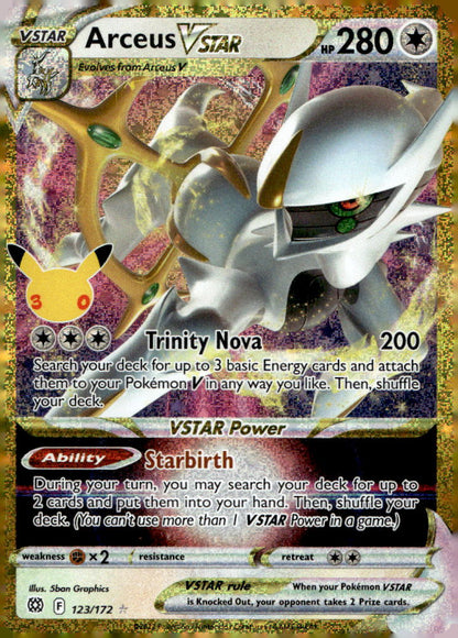 Arceus VSTAR 30C 123/172 NM