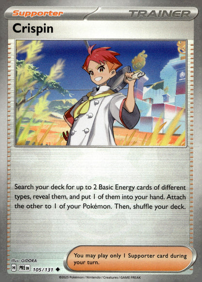 Crispin (Poke Ball Pattern) PRE 105/131 NM
