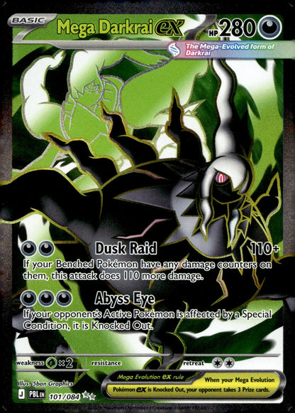 Mega Darkrai ex PBL 101/084 NM