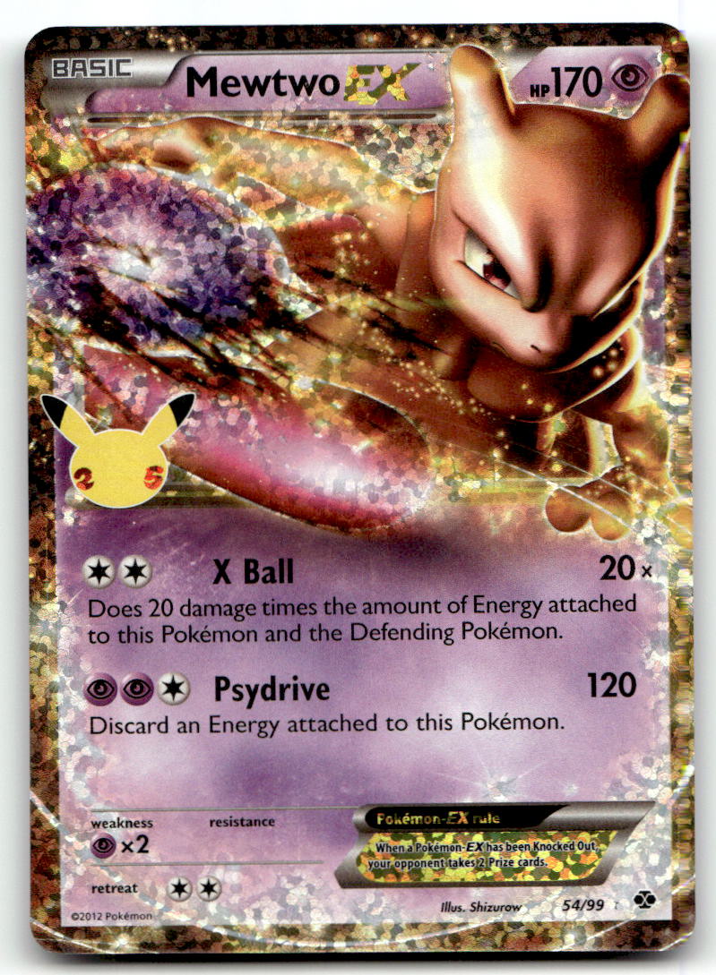 Mewtwo EX CCC 54/99 NM