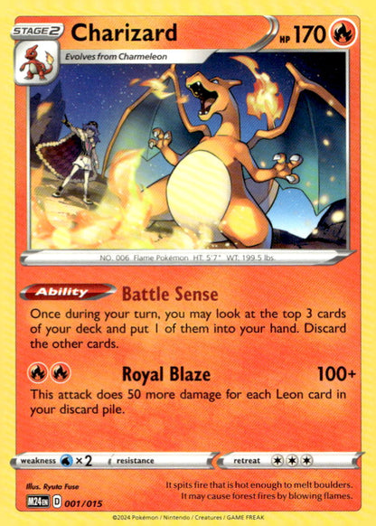 Charizard M24 001/015 NM