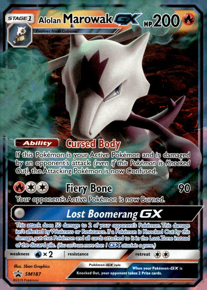 Alolan Marowak GX SMP SM187 LP