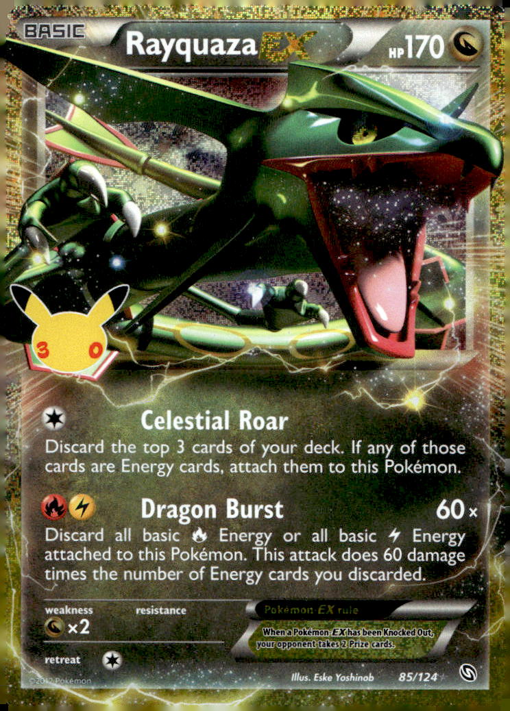Rayquaza EX 30C 85/124 NM