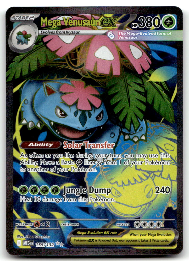 Mega Venusaur ex MEG 155/132 NM
