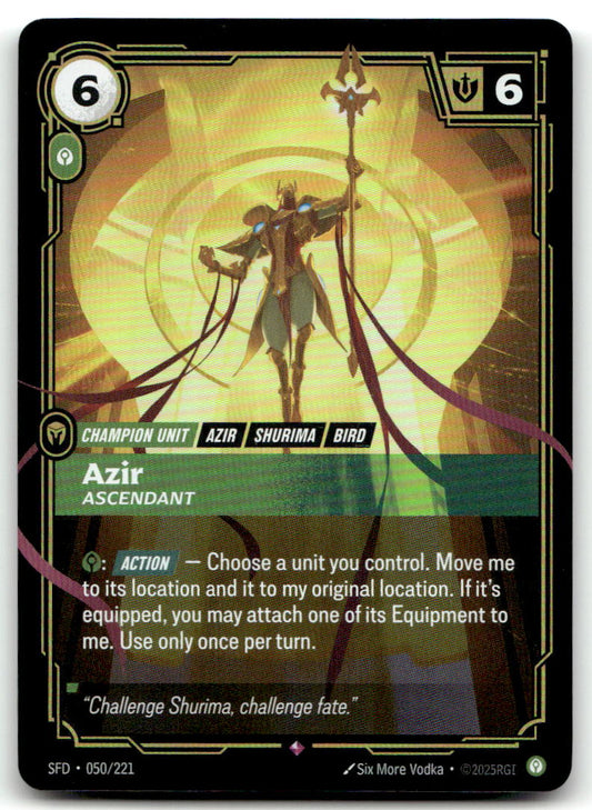 Azir - Ascendant SFD 050/221 Rare NM