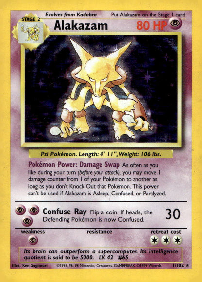 Alakazam BS 001/102 HP