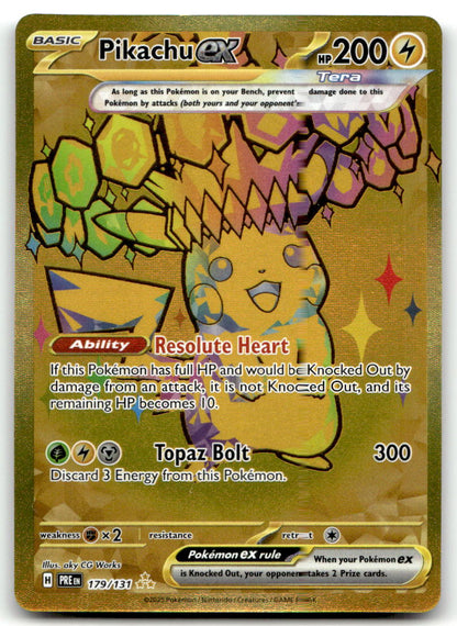 Pikachu ex PRE 179/131 NM