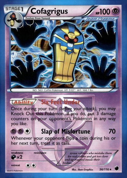 Cofagrigus (Team Plasma) (56) PLF 56/116 LP