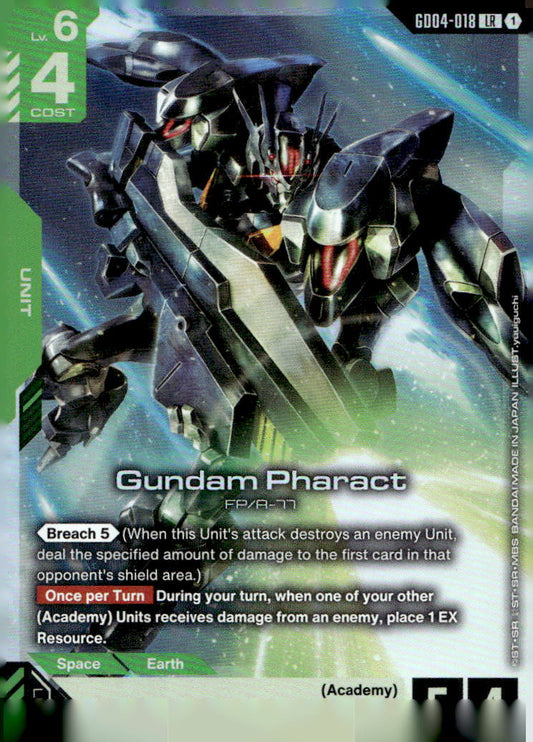 Gundam Pharact Legend Rare Phantom Aria GD04-018 NM
