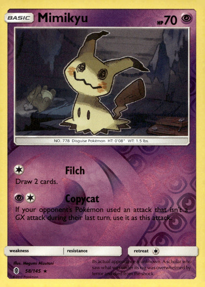 Mimikyu SM02 58/145 NM