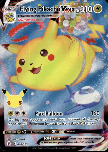 Flying Pikachu VMAX CLB 007/025 NM