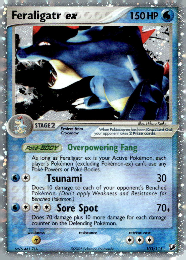 Feraligatr ex UF 103/115 DMG