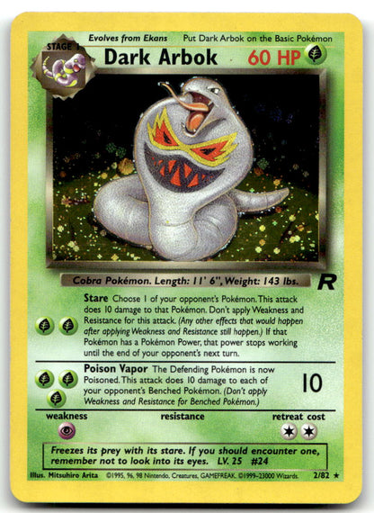 Dark Arbok (2) TR 02/82 NM