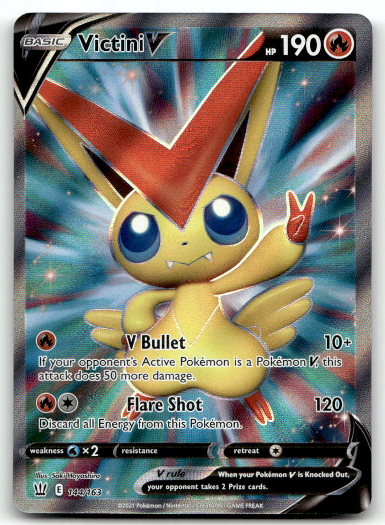 Victini V (Full Art) SWSH05 144/163 NM