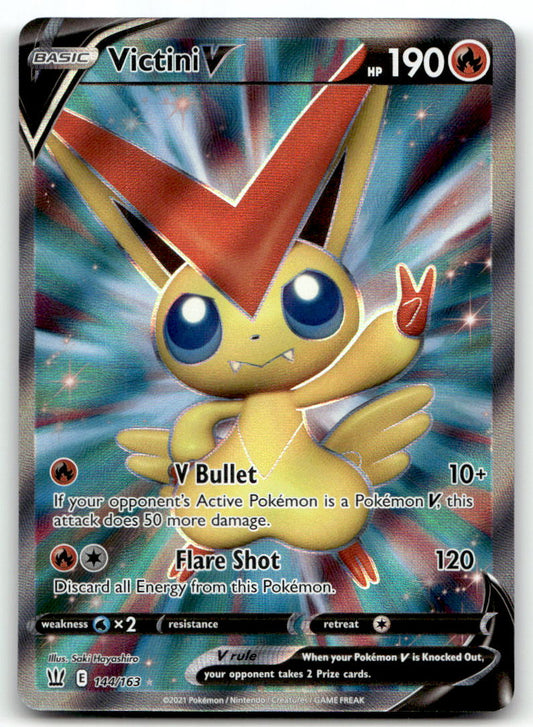 Victini V (Full Art) SWSH05 144/163 NM