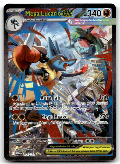 Mega Lucario ex MEG 179/132 NM