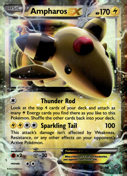 Ampharos EX AOR 27/98 NM