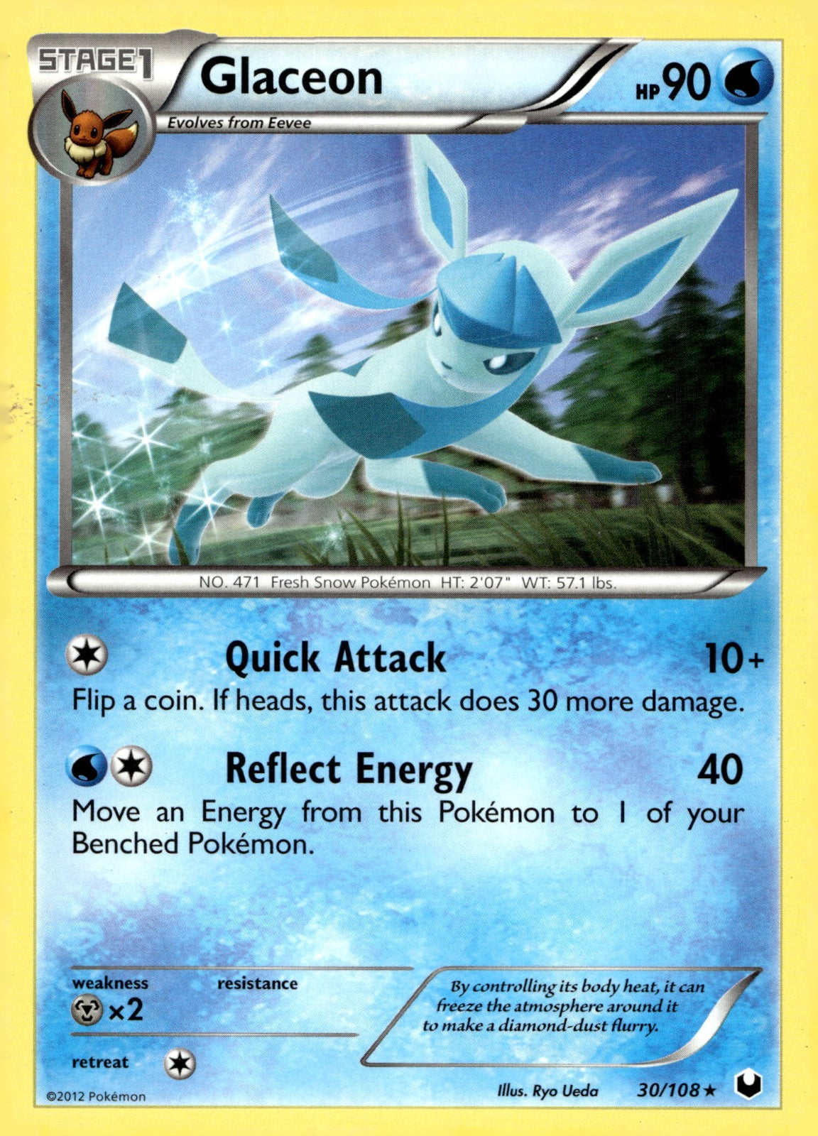 Glaceon DEX 30/108 LP