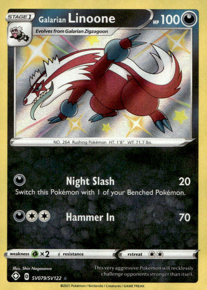 Galarian Linoone SHFSV SV079/SV122 NM