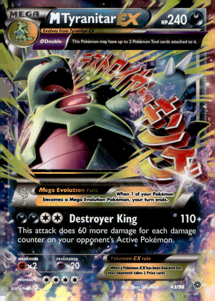 M Tyranitar EX AOR 43/98 LP