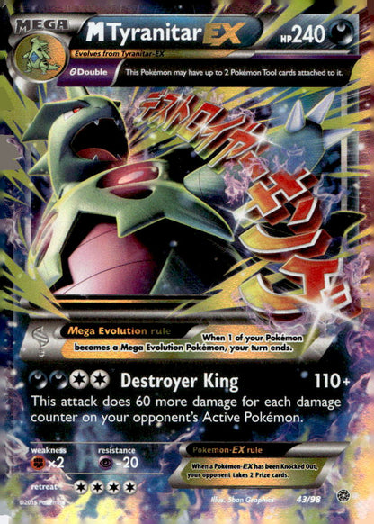M Tyranitar EX AOR 43/98 LP