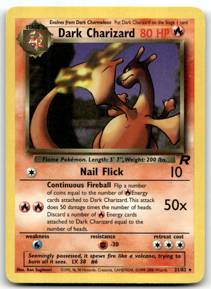 Dark Charizard (21) TR 21/82 LP