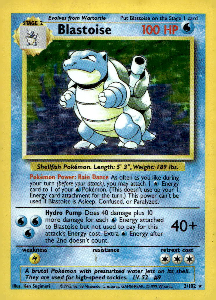 Blastoise BS 002/102 HP