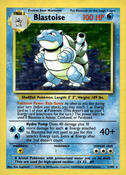 Blastoise BS 002/102 HP