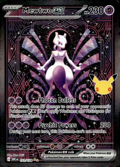 Mewtwo ex 30C 151/128 NM