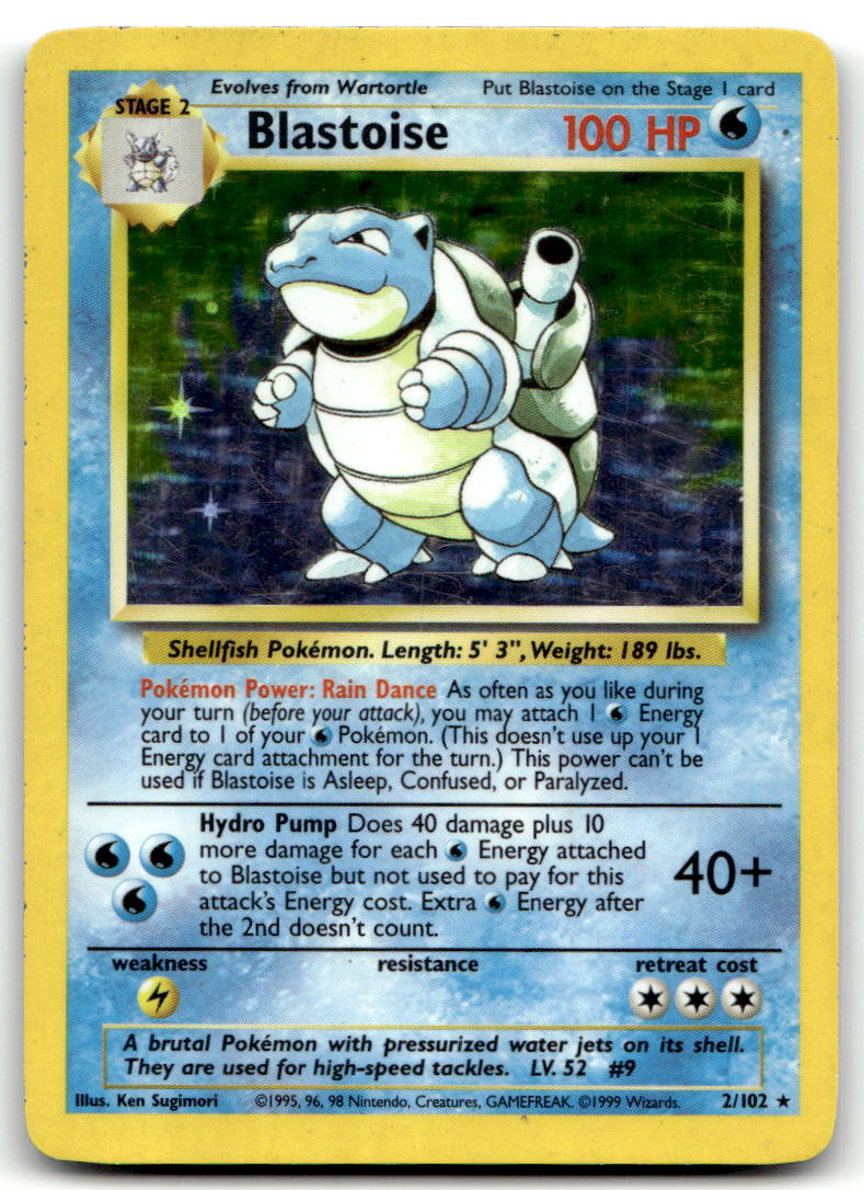 Blastoise BS 002/102 MP