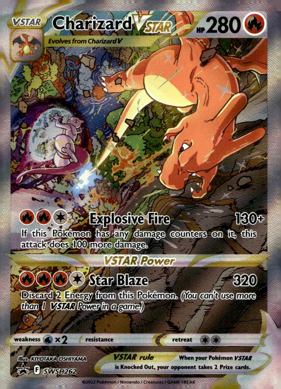 Charizard VSTAR SWSD SWSH262 NM