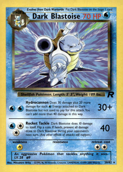 Dark Blastoise (20) TR 20/82 LP