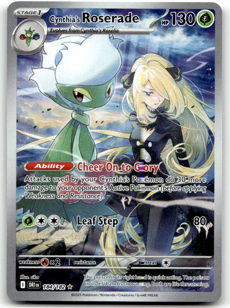Cynthia's Roserade DRI 184/182 NM
