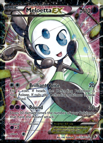 Meloetta EX (Full Art) LTR RC25/RC25 LP