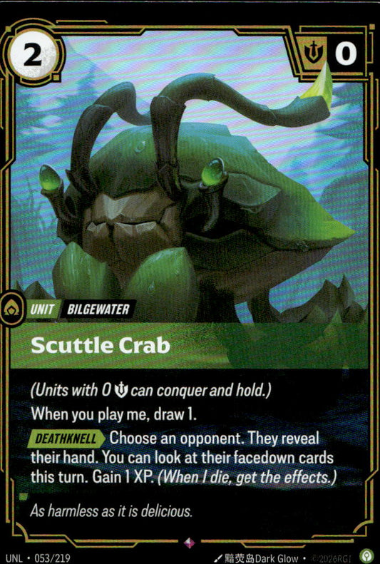 Scuttle Crab UNL 053/219 Rare NM