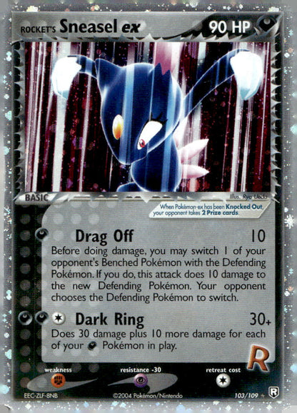 Rocket's Sneasel ex RR 103/109 HP