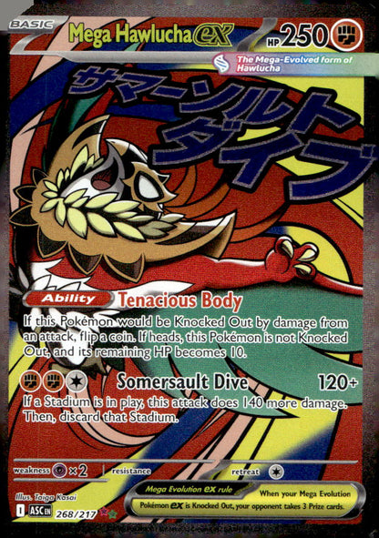 Mega Hawlucha ex ASC 268/217 NM