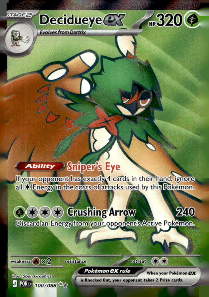 Decidueye ex POR 100/088 NM