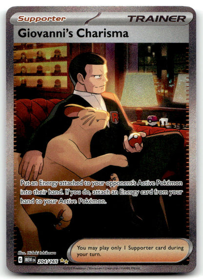 Giovanni's Charisma - MEW 204/165 NM