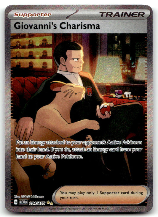 Giovanni's Charisma - MEW 204/165 NM