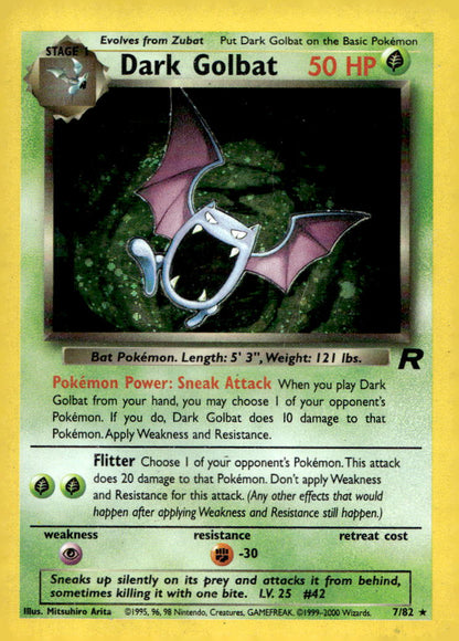 Dark Golbat (7) TR 07/82 HP