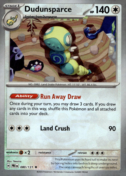 Dudunsparce (Poke Ball Pattern) PRE 080/131 LP