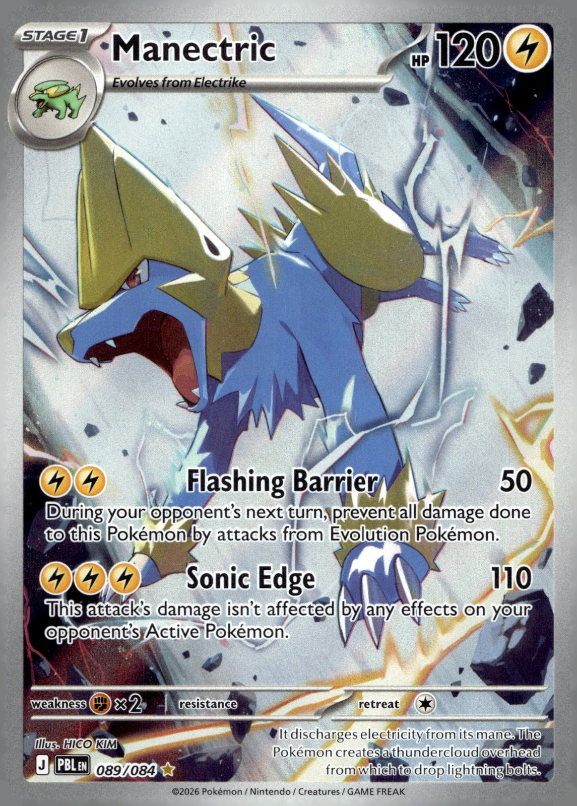 Manectric PBL 089/084 NM