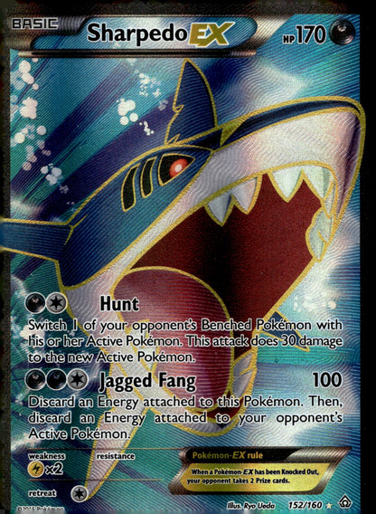 Sharpedo EX (152 Full Art) PRC 152/160 LP