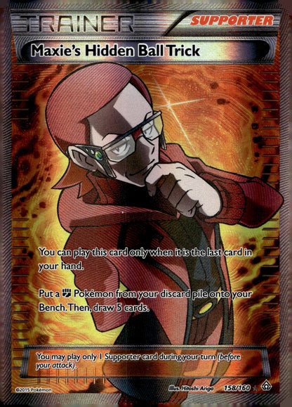 Maxie's Hidden Ball Trick (158 Full Art) PRC 158/160 NM