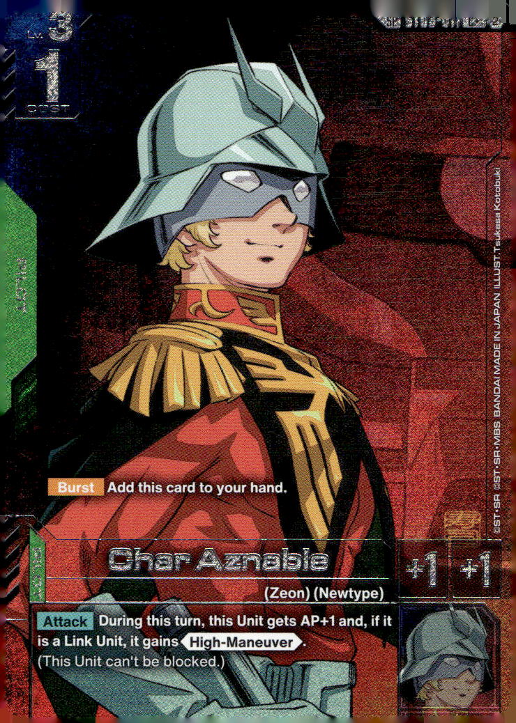 Char Aznable (C+) (SP) Holo C+ Freedom Ascension ST03-011 NM