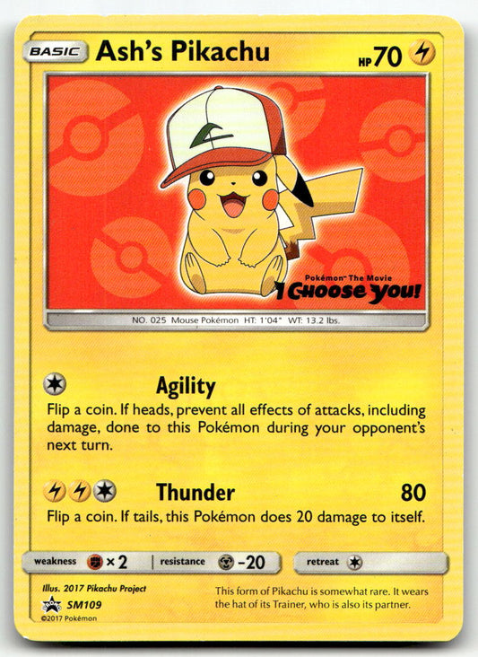 Ash's Pikachu - SMP SM109 NM