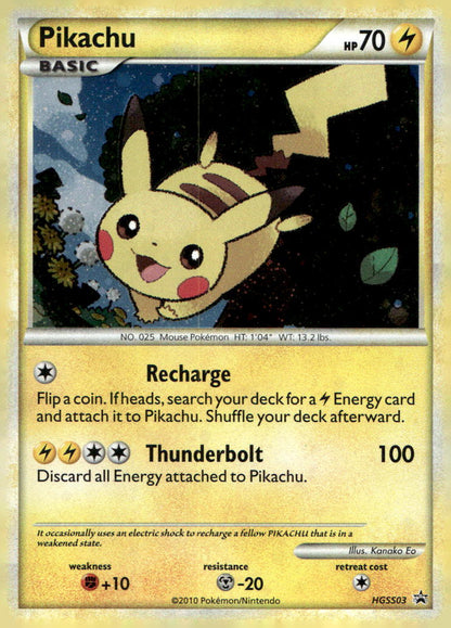 Pikachu PR HGSS03 LP