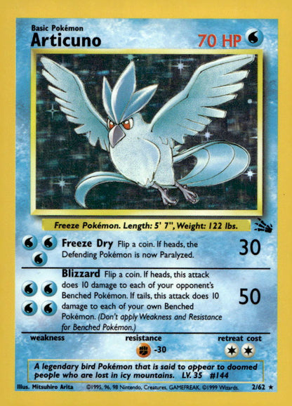 Articuno (2) FO 02/62 NM