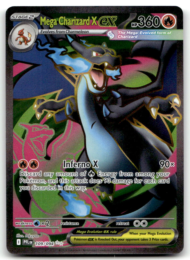 Mega Charizard X ex - PFL 109/094 NM